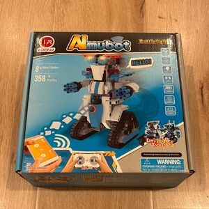 Remote Control Robot Toy - Blue and White